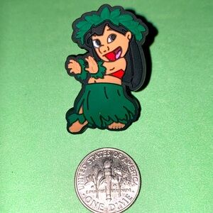 (10 for $15) Lilo & Stitch Dancing in Hawaiian Typical Costume Crocs Shoes Charm